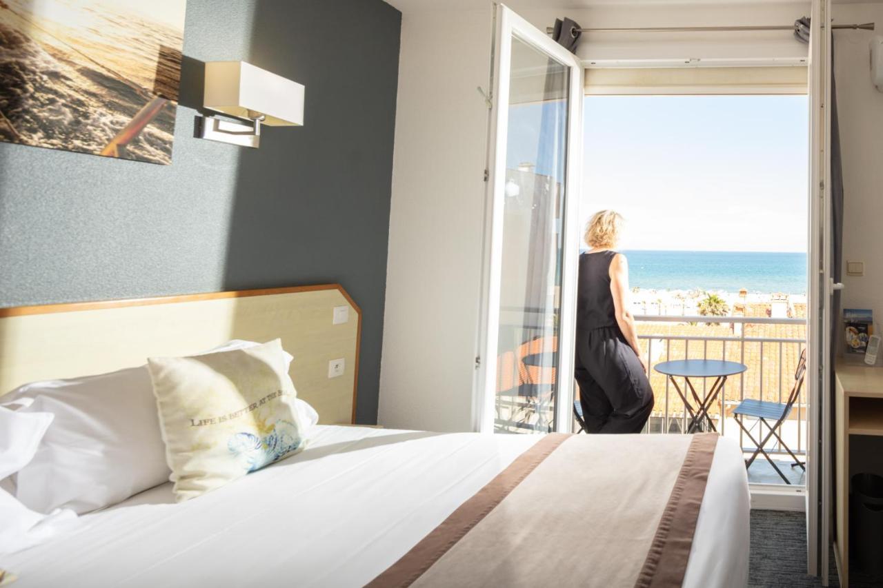 Le Regina Hotel Et Restaurant Canet-Plage Экстерьер фото
